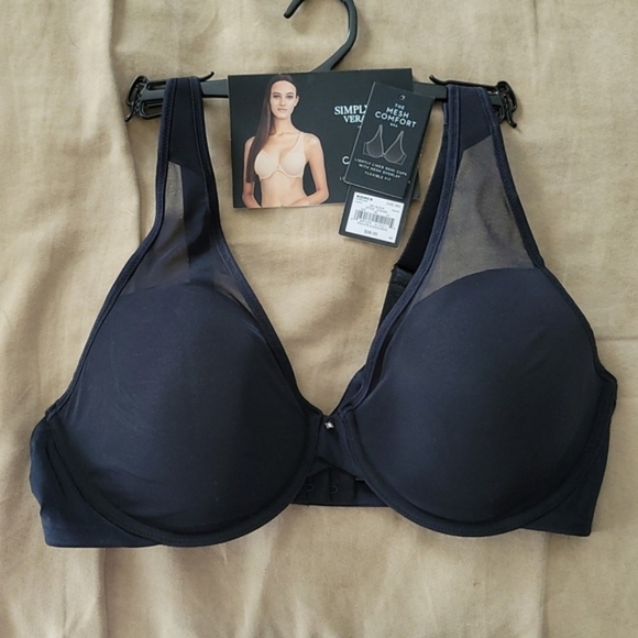 Simply Vera Vera Wang Mesh Overlay Bra - Picture 4 of 9